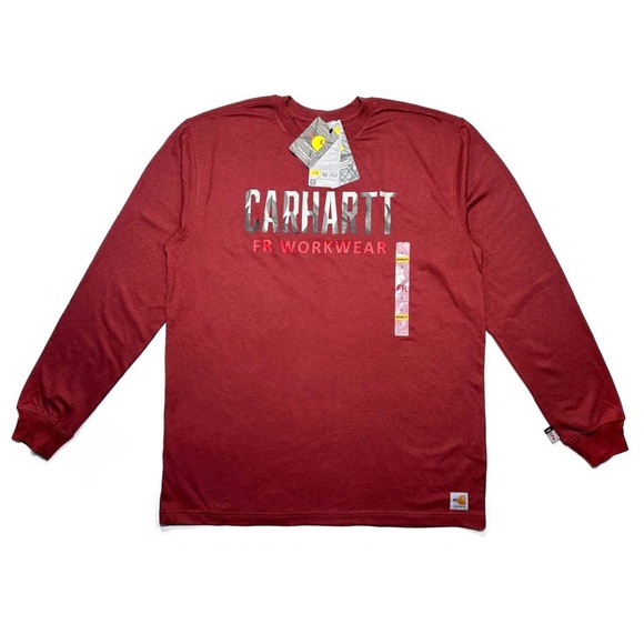 Carhartt Men's Cotton Flame-Resistant Force Carhartt Loose Fit Lightweight Shirt - Picture 1 of 5